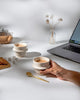 Orbit 180ml Cappuccino Cup Matt Nude (Set of 2)
