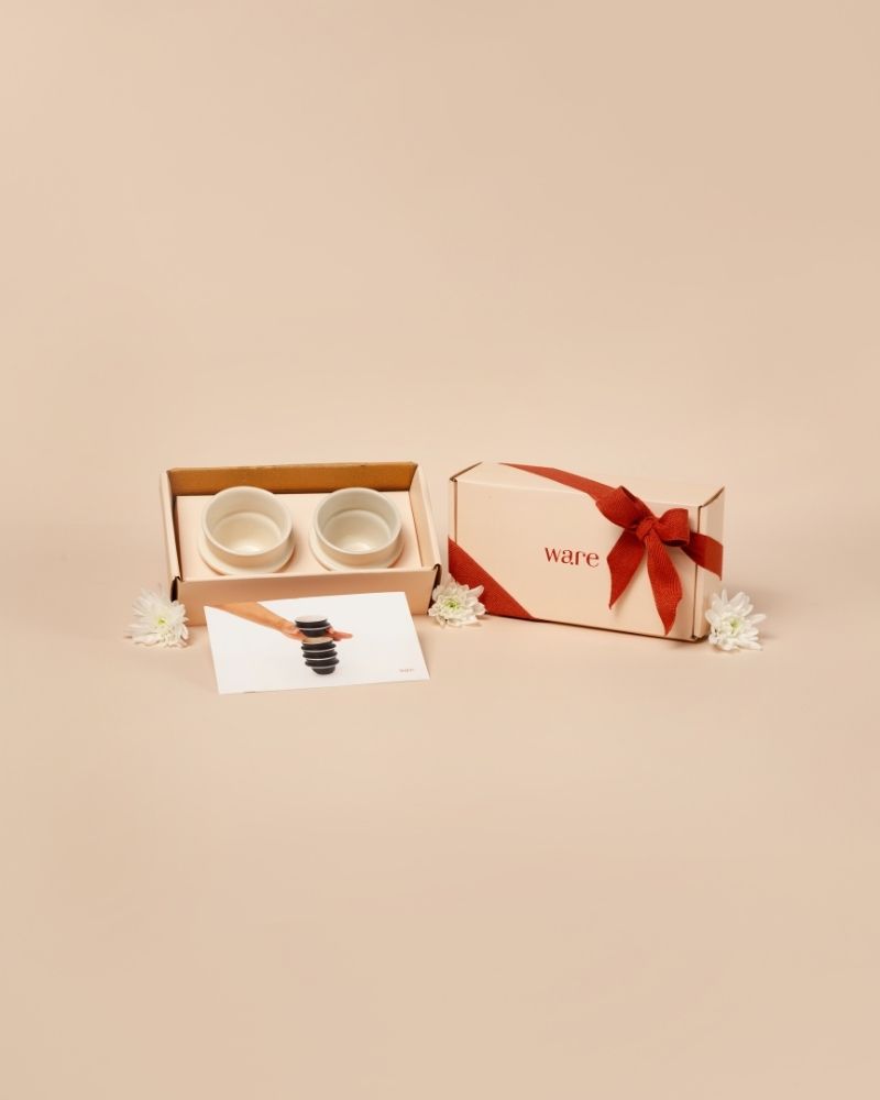 Orbit 90ml Espresso Cup Nude (Set of 2) - Gift Set