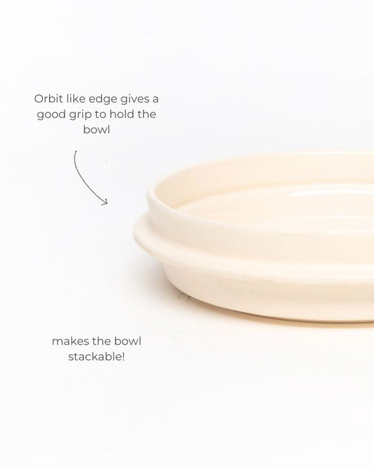 Orbit 1100ml Pasta Bowl Nude