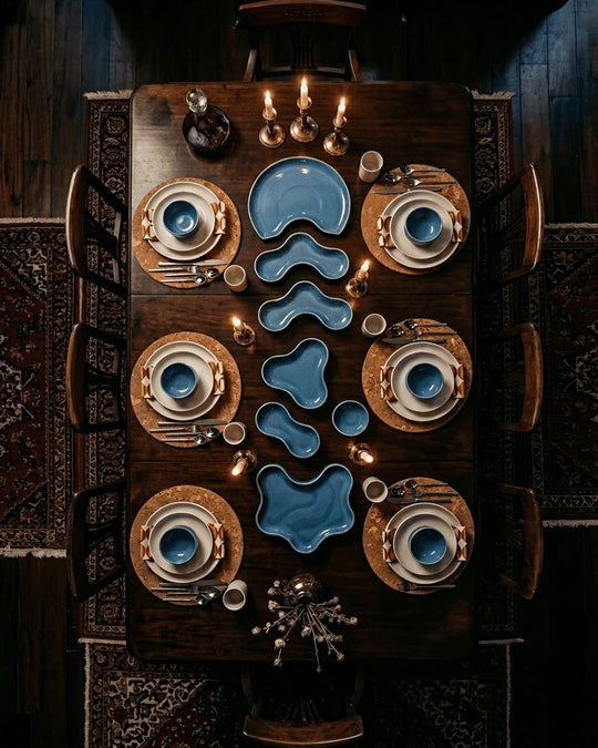 Pivot Dinner Spread Pacific Blue (55 pieces)