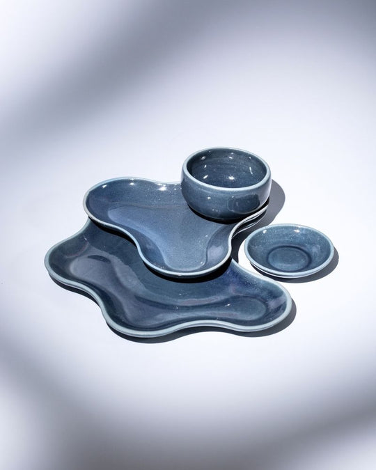 Pivot Dinner Set Midnight Blue (4 Pieces)