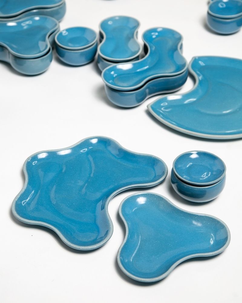 Pivot Dinner Spread Pacific Blue (23 pieces)