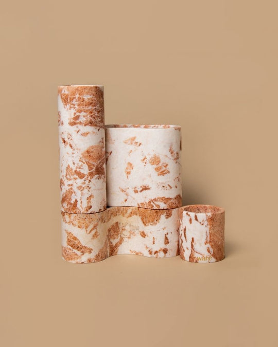 Pivot Stacking Vase German Rose (4 Pieces)