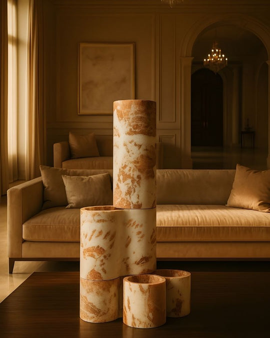 Pivot Stacking Vase German Rose (4 Pieces)