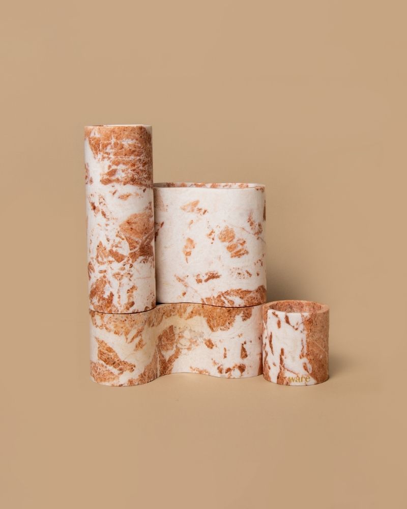 Pivot Stacking Vase German Rose (4 Pieces)