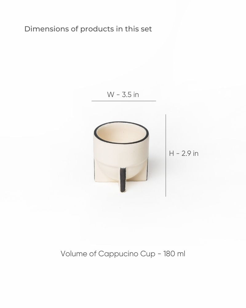 Pod 180ml Coffee Cup Nude (Set of 2)