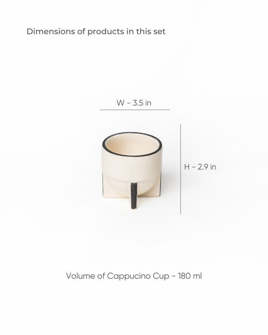 Pod 180ml Coffee Cup Nude (Set of 2)