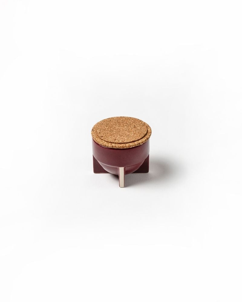 Pod 180ml Cappuccino Cup Gloss Maroon (Set of 2) - Gift Set