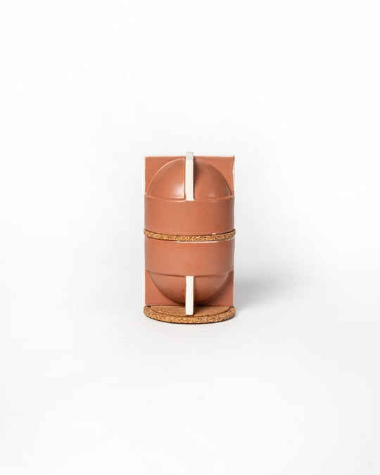 Pod 180ml Cappuccino Cup Matt Tan (Set of 2) - Gift Set
