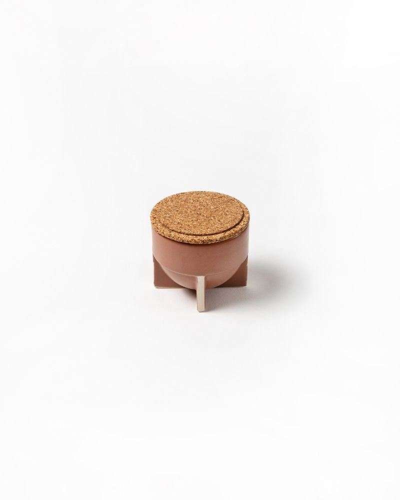 Pod 180ml Cappuccino Cup Matt Tan (Set of 2) - Gift Set