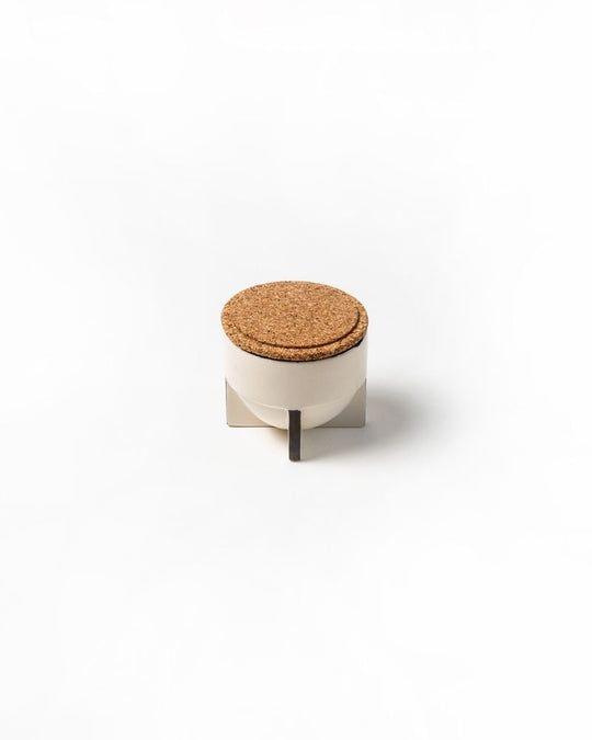 Pod 180ml Cappuccino Cup Nude (Set of 2) - Gift Set
