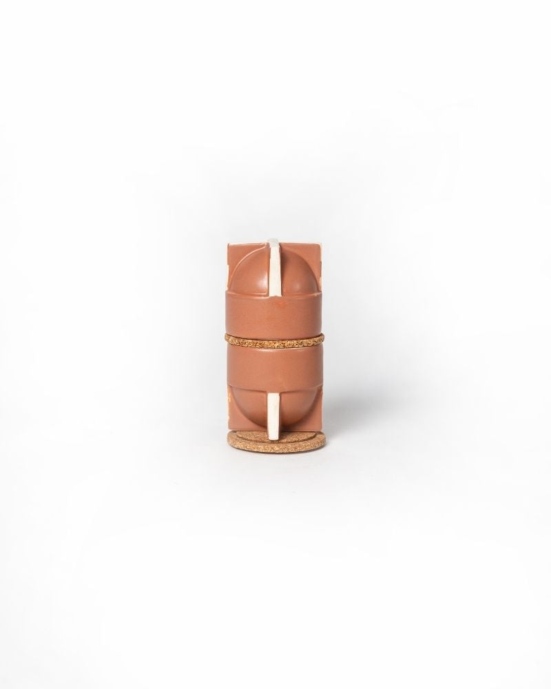 Pod 90ml Espresso Cup Matt Tan (Set of 2) - Gift Set