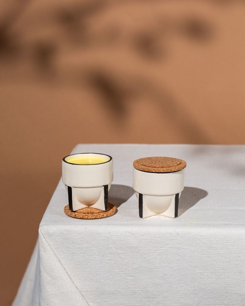 Pod 90ml Espresso Cup Nude (Set of 2) - Gift Set