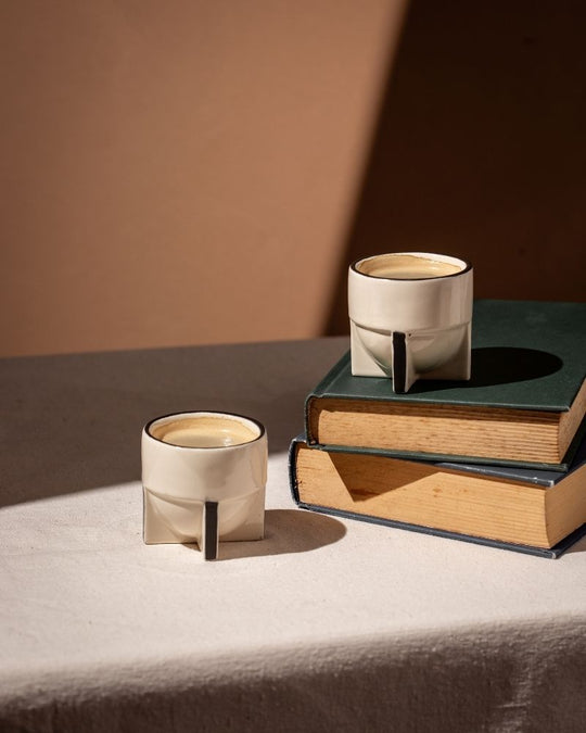 Pod 90ml Espresso Cup Nude (Set of 2)