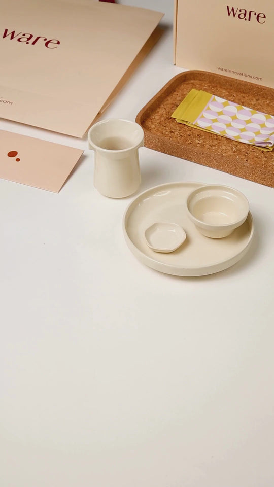 The Poha and Chai Breakfast Set (6 pieces)