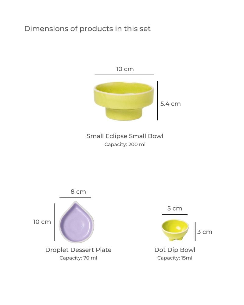 Rangoli Table Setting Lilac (13 Pieces)