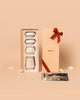 Skive Wide Candle Stand Set White