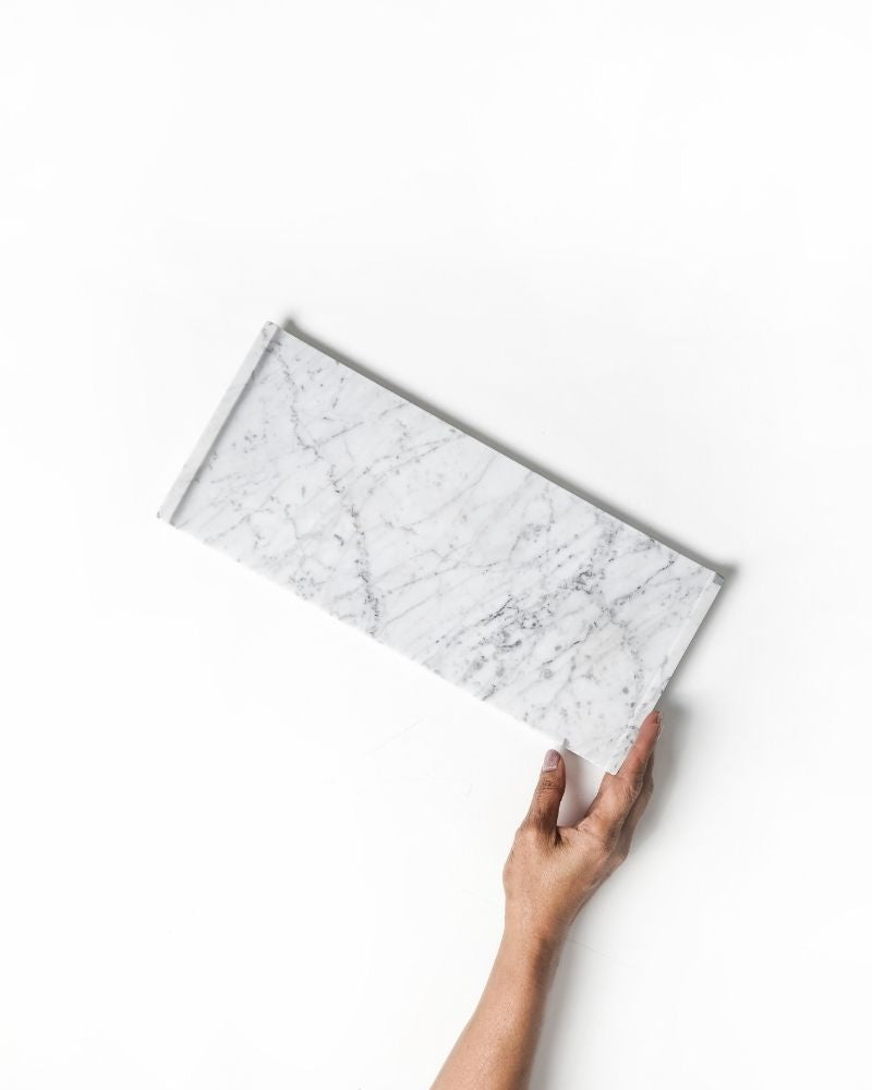 Small Lush Statuario Marble Tray