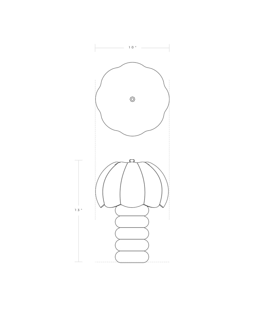 Dahlia Table Lamp