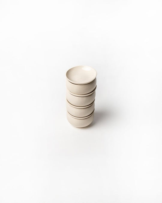 Uno 275ml Small Bowl with Lid Nude (Set of 4)