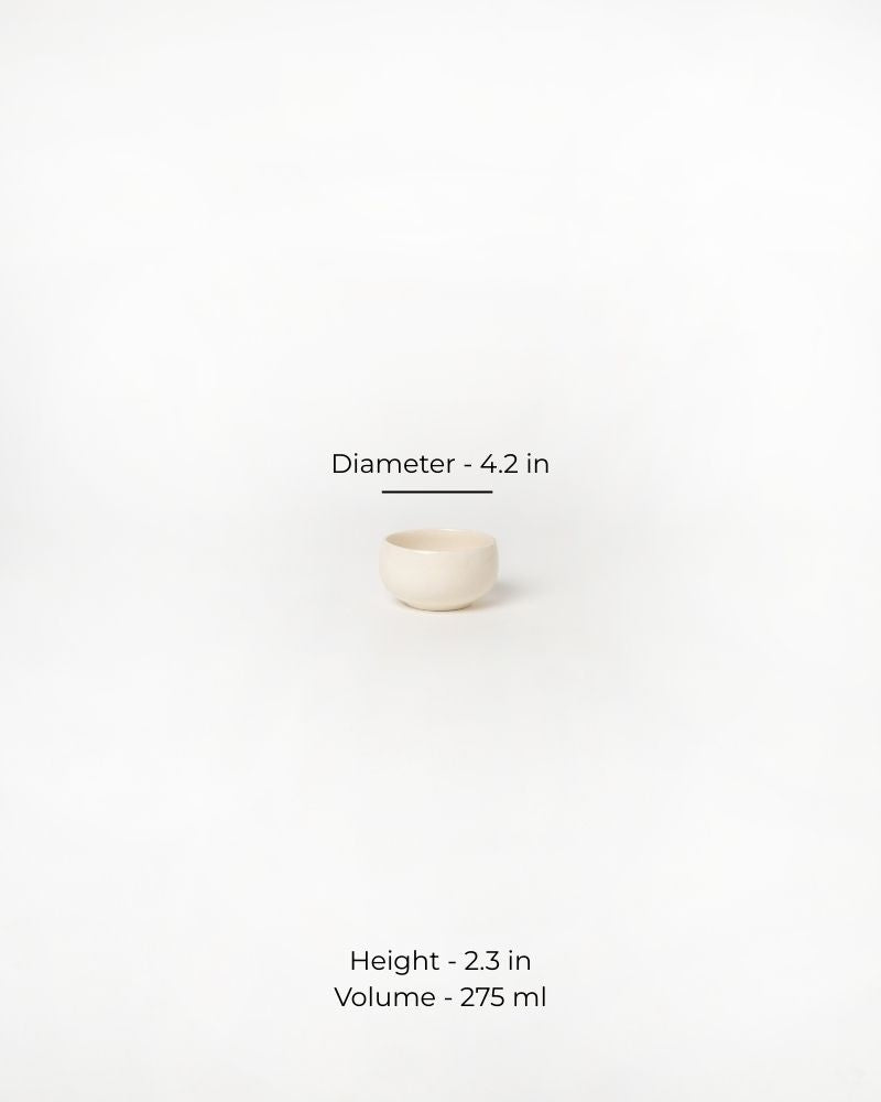 Uno 275ml Small Bowl with Lid Nude (Set of 4)