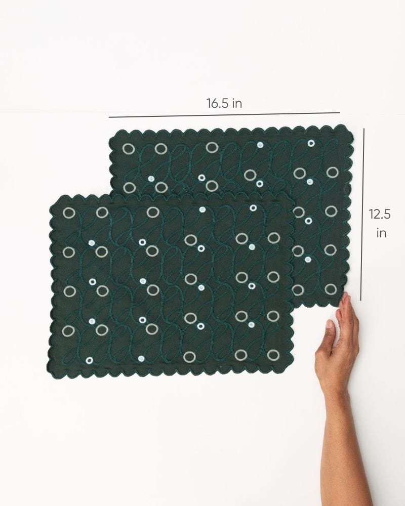 Ware Innovations Table Mats Vesper Table Mat Green (Set of 2)