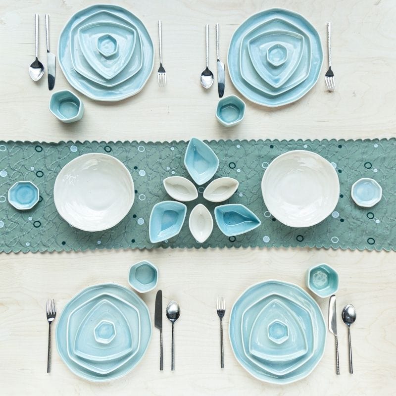 Ware Innovations Table Spread Aqua Forma Dinner Set (31 pieces)