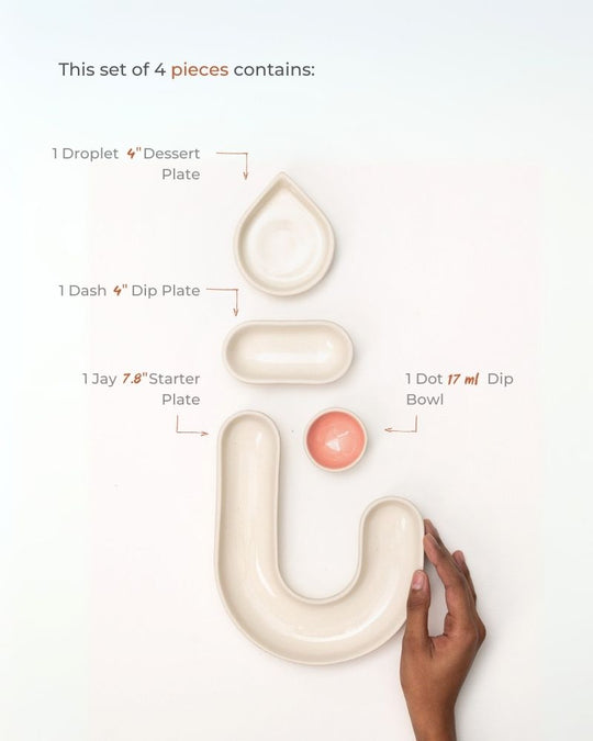 Gana-isha Table Setting (4 Pieces)