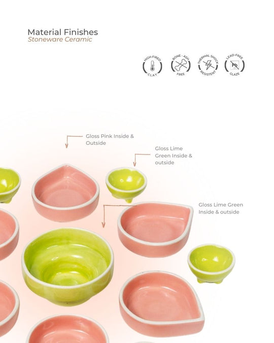 Rangoli Table Setting Pink (13 Pieces)