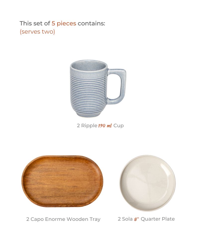 When Chai Met Toast Set (5 pieces)