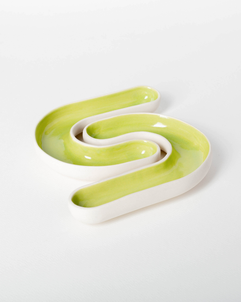 Jay Dip Plate Lime Green (Set of 2)