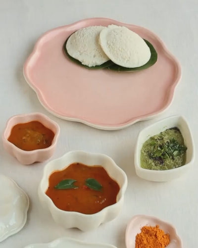 Baby Margo Serving Bowl with Lid Nude
