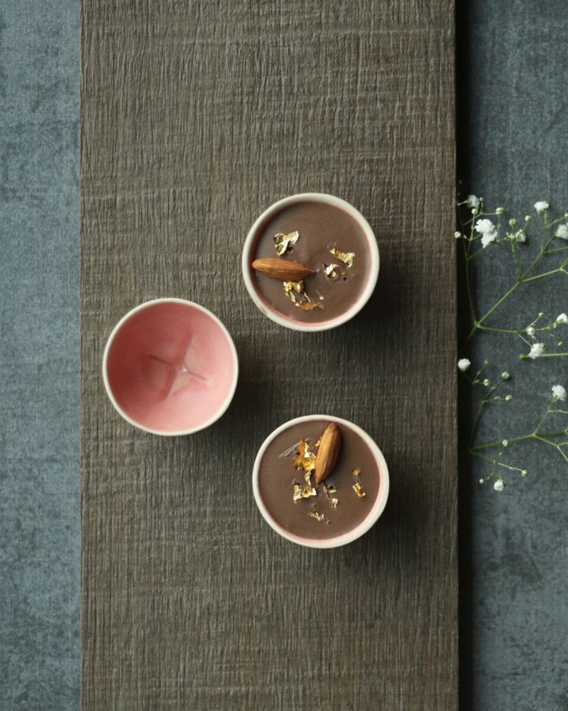 Dot Dip Bowl Pink (Set of 8)