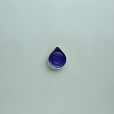 The Ware Innovations Trinket Plates Deep Blue / 100x80x25mm Droplet (Set of 2)
