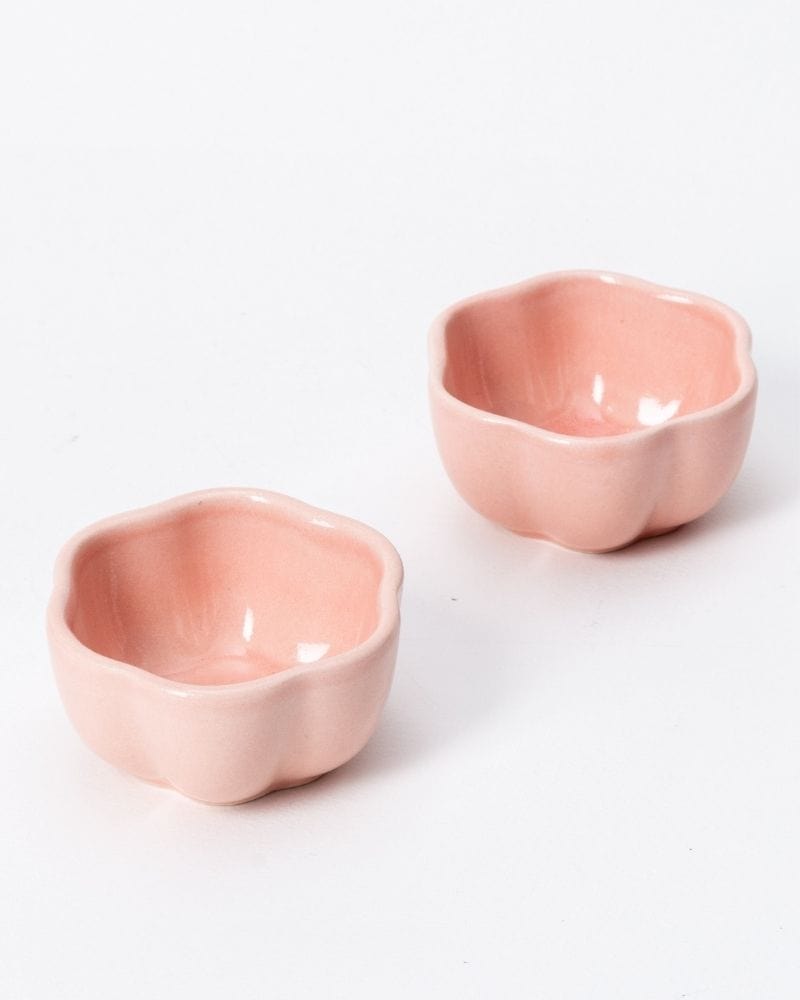 Ware Innovations Bowls Blush / 9.5 x 9.5 x 5 cm / 3.5 x 3.5 x 2 in Pollen Bowl Blush (Set of 2)