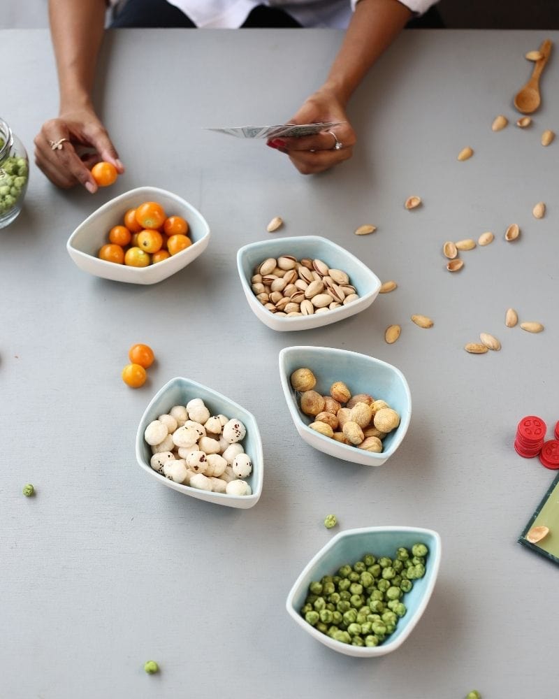 Ware Innovations Bowls Seed Snack Bowl Aqua (Set of 2)