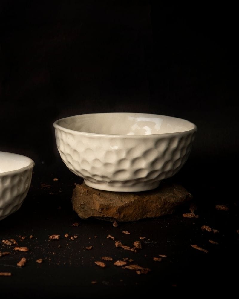 Ware Innovations Bowls Nude / 12.5 x 12.5 x 5 cm / 5 x 5 x 2 in Terra Soup Bowl Nude (Set of 2)