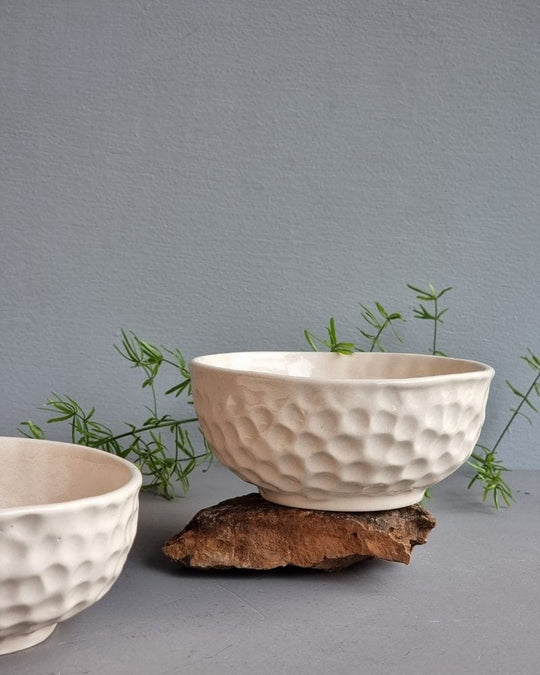Ware Innovations Bowls Nude / 12.5 x 12.5 x 5 cm / 5 x 5 x 2 in Terra Soup Bowl Nude (Set of 2)