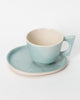 Mojo Coffee Cup and Saucer Set Aqua (350 ml)
