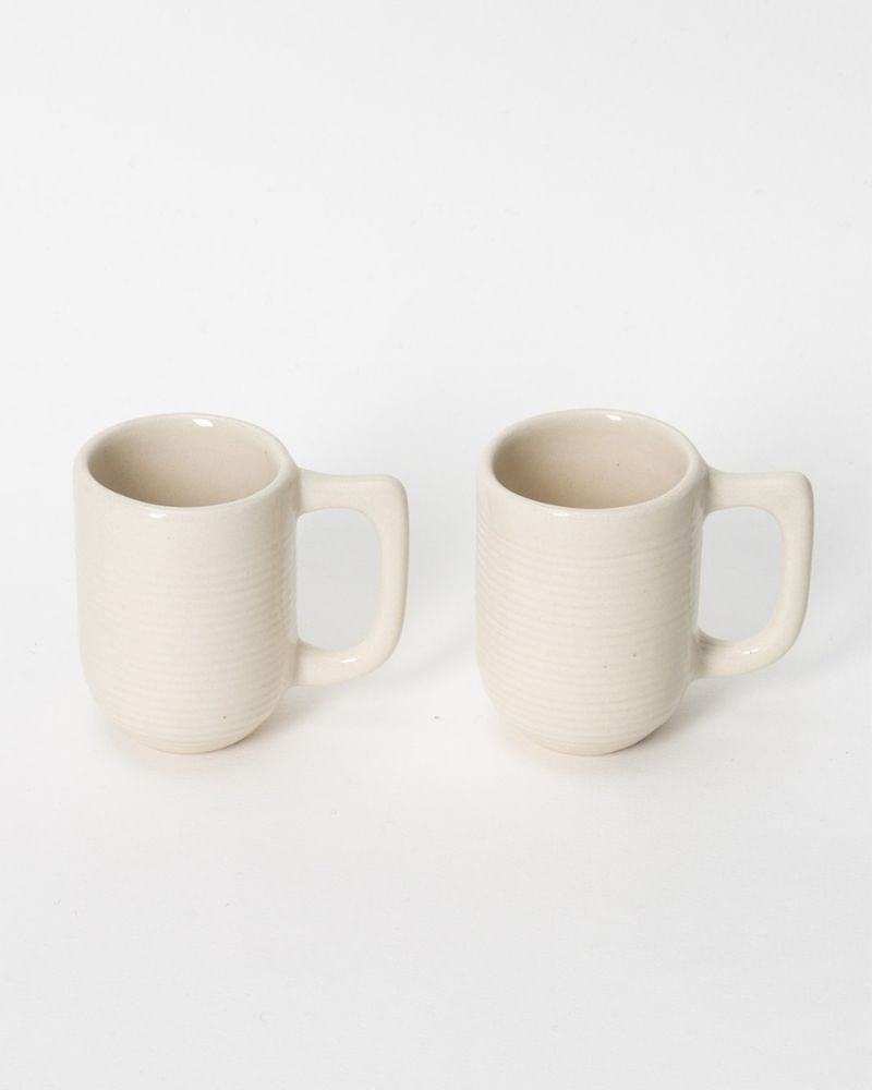 Ware Innovations Mug Nude / 100X68X93mm Ripple Tea Cup Nude (Set of 2)
