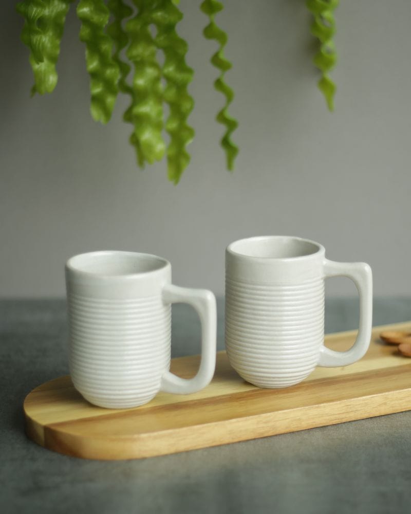 Ware Innovations Mug Nude / 100X68X93mm Ripple Tea Cup Nude (Set of 2)