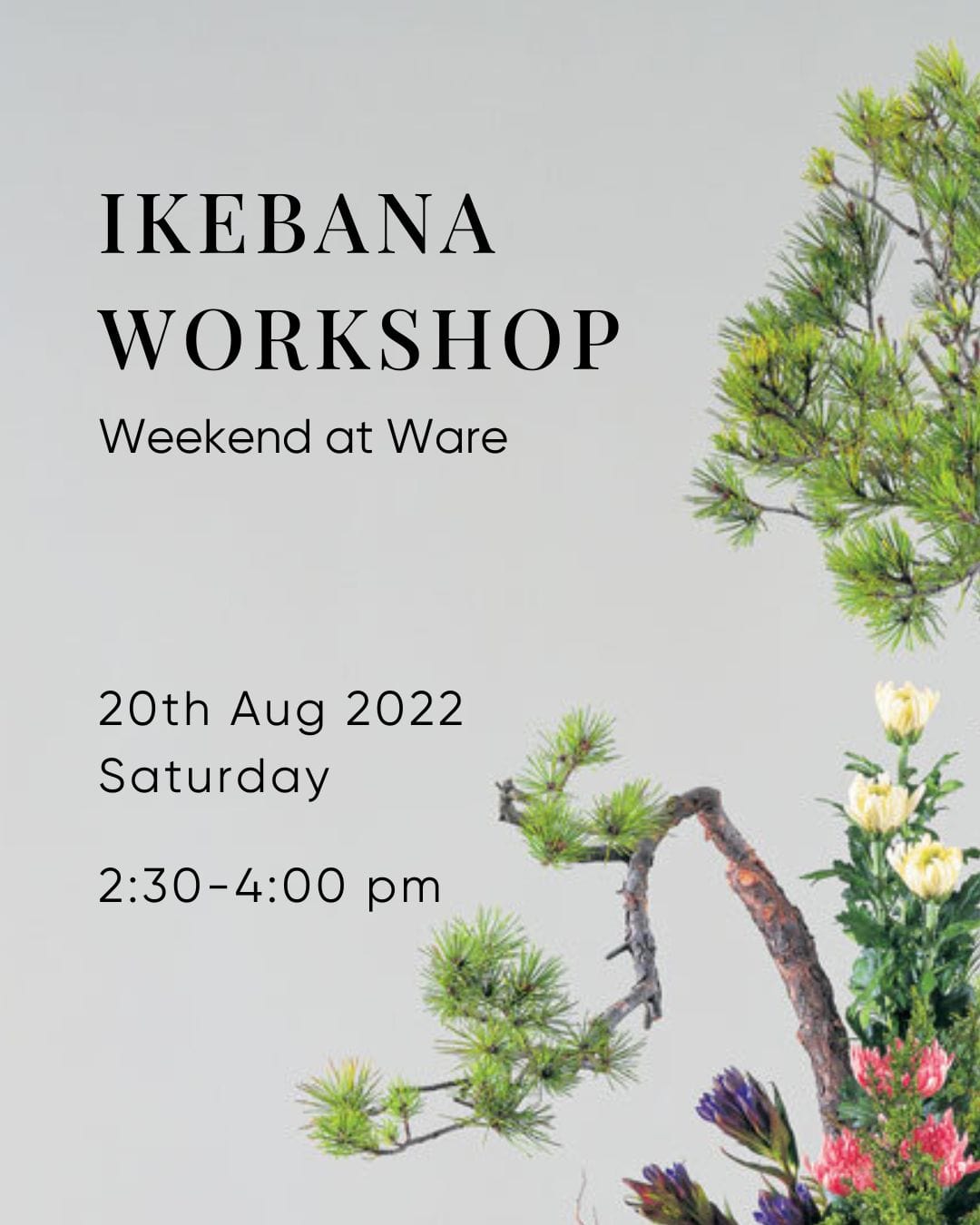 Ware Innovations Mumbai Ikebana Weekend at Ware Ticket