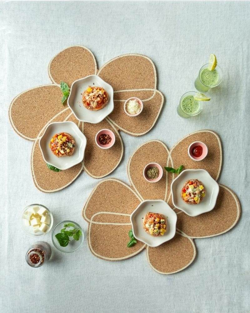 Ware Innovations Mumbai Table Settings Merenda Dessert Plate Set (8 pieces)