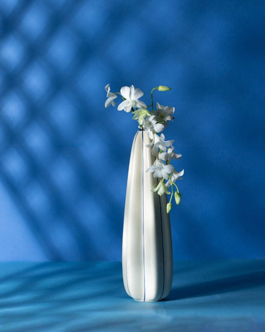 Ware Innovations Mumbai Vases Lang Vase Deep Blue