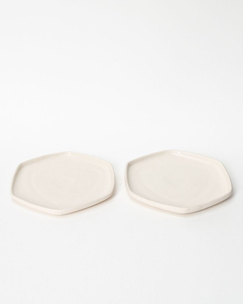 Ware Innovations Plates Nude / 8 x 8 x 0.5 in Ara Quarter Plate Nude (Set of 2)