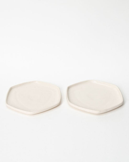 Ware Innovations Plates Nude / 8 x 8 x 0.5 in Ara Quarter Plate Nude (Set of 2)