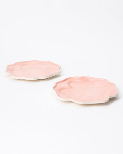 Ware Innovations Plates Blush / 8.5 x 8.5 x 1 in Clover Quarter Plate Blush (Set of 2)