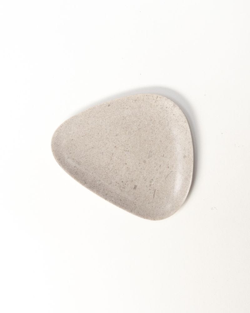 Spear Moon Grey Marble Platter