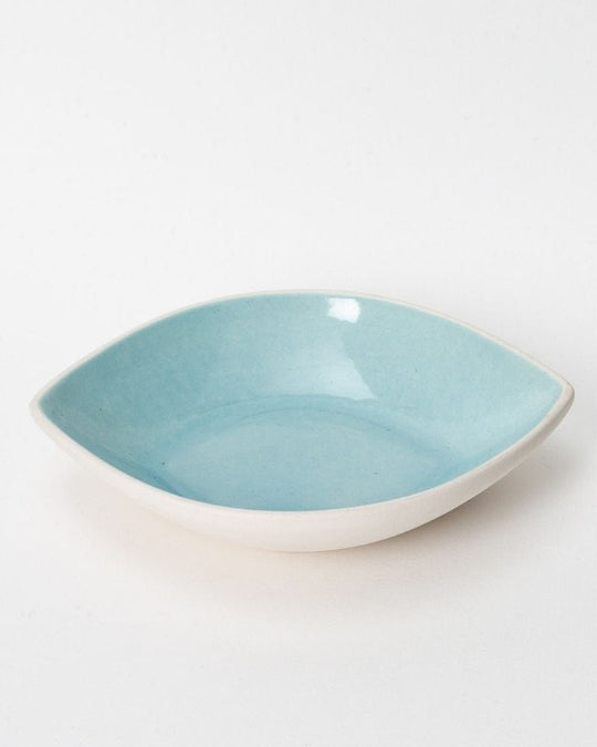 Ware Innovations Serving Bowls Aqua Bloom Salad Bowl Aqua