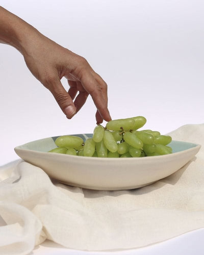 Bloom 650ml Salad Bowl Aqua